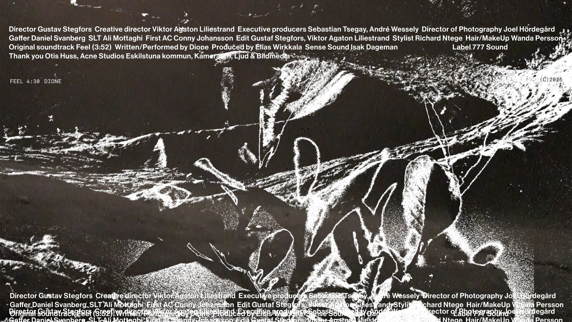Art Direction and Title Design for Dione Video Feel