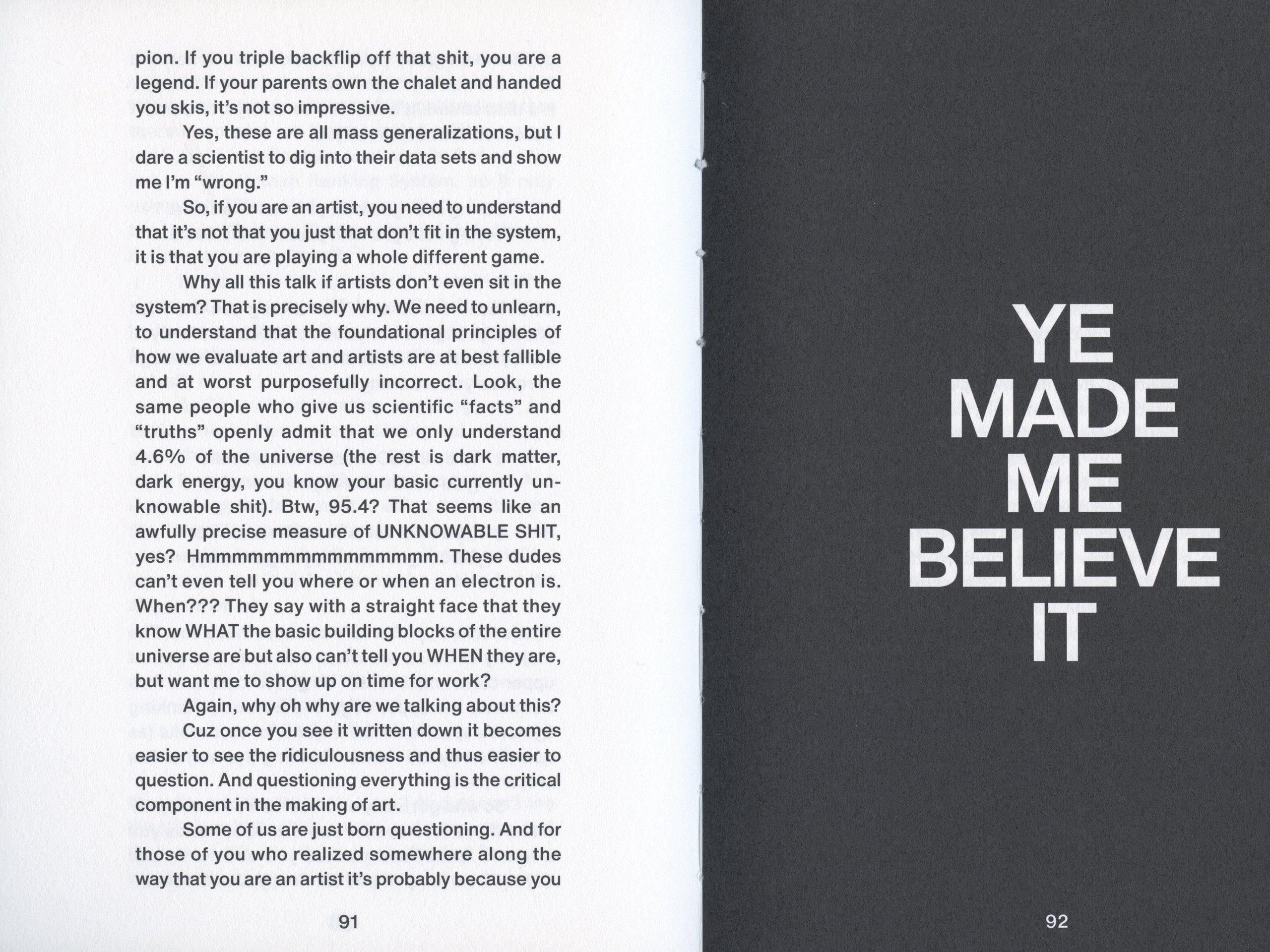 BOOK DESIGN FOR MADE ART WRITTEN BY DAVID AIRAUDI W/ CREATIVE DIRECTOR NALEYE