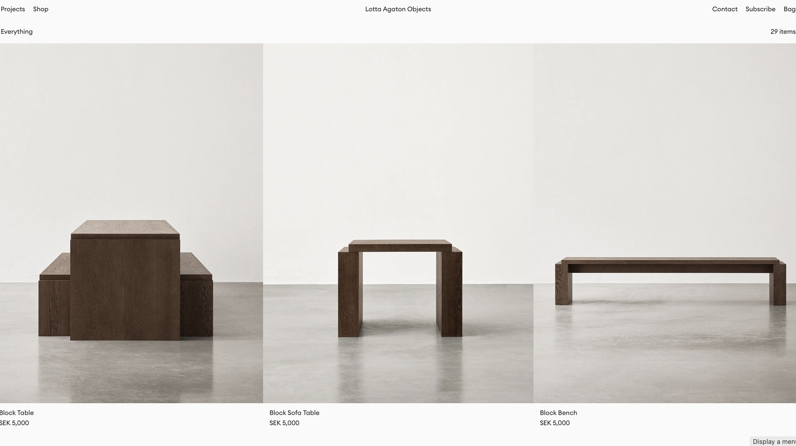 DIGITAL DESIGN AND ART DIRECTION FOR LA OBJECTS